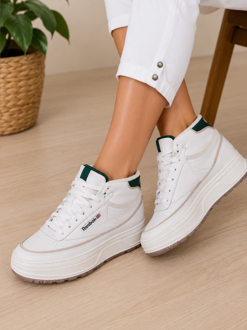 Reebok Club C Geo Mid Sneakers